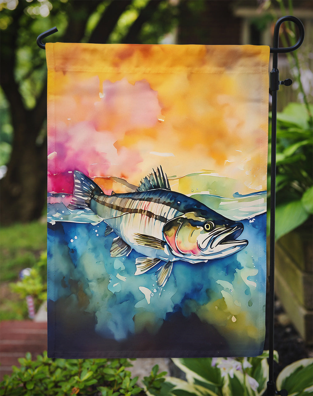 Striped Bass Garden Flag