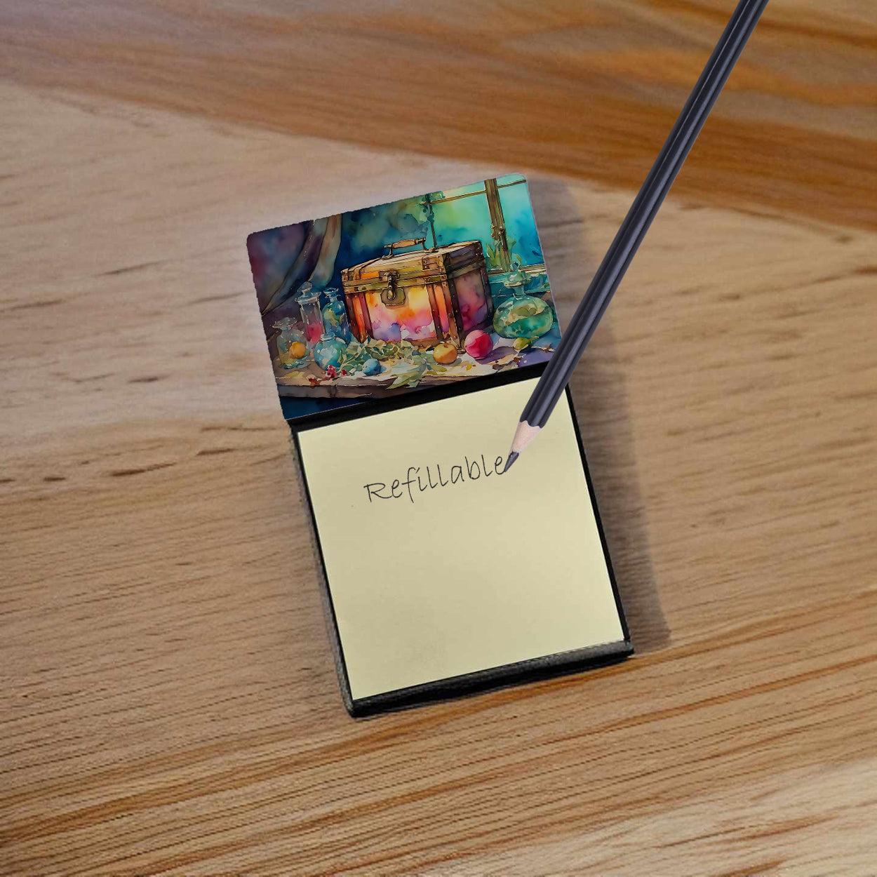 Treasure Chest Sticky Note Holder