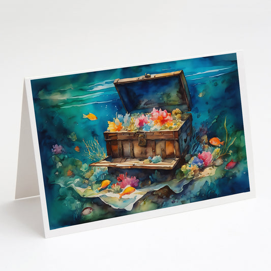 Buy this Treasure Chest Greeting Cards Pack of 8