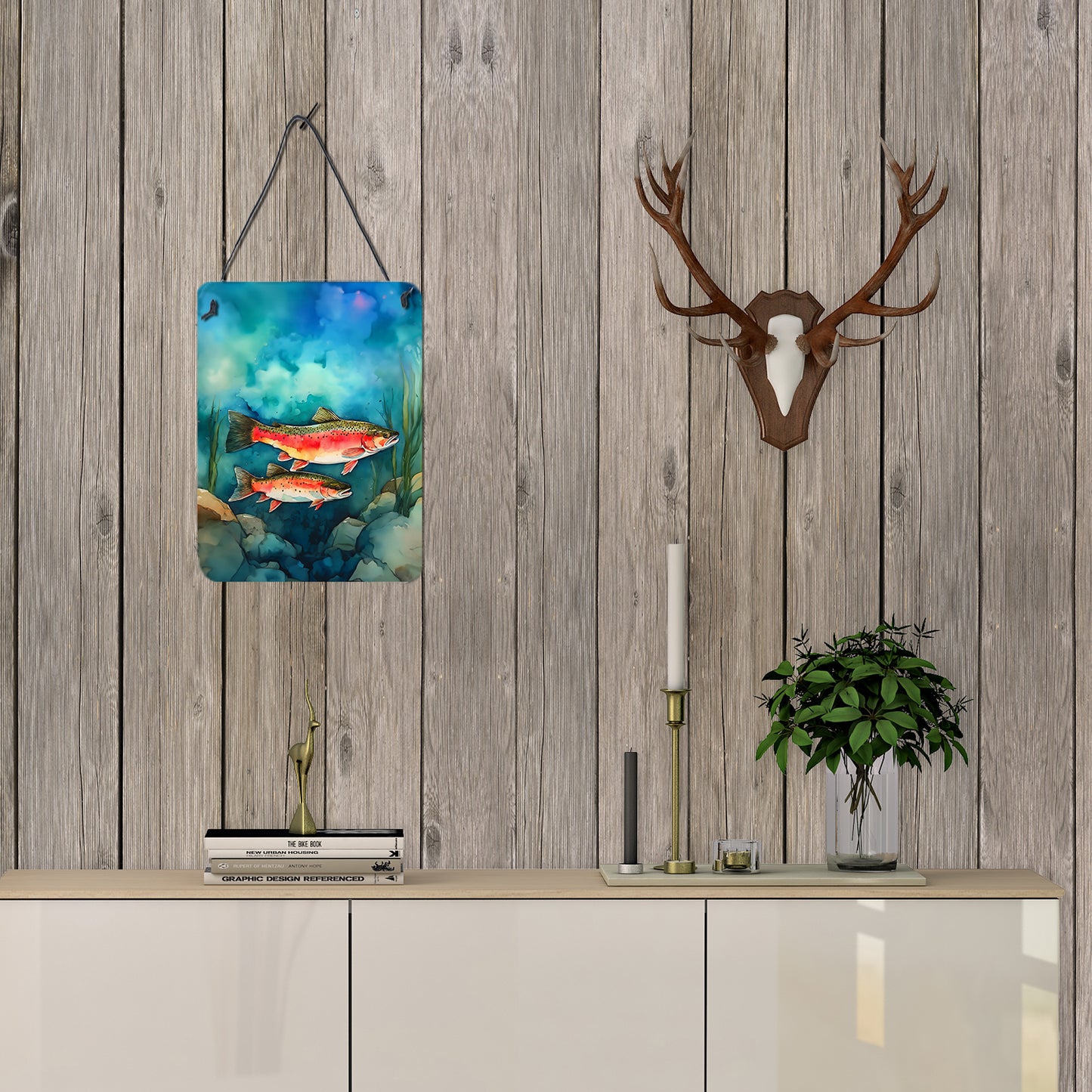 Trout Wall or Door Hanging Prints