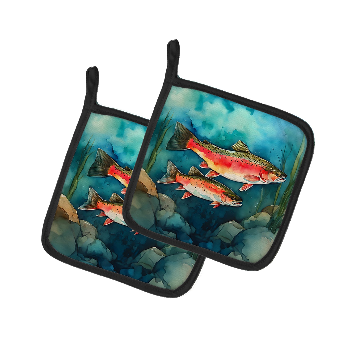 Buy this Trout Pair of Pot Holders