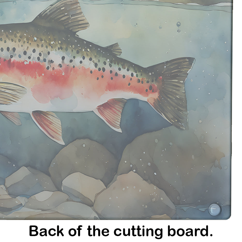 Trout Glass Cutting Board