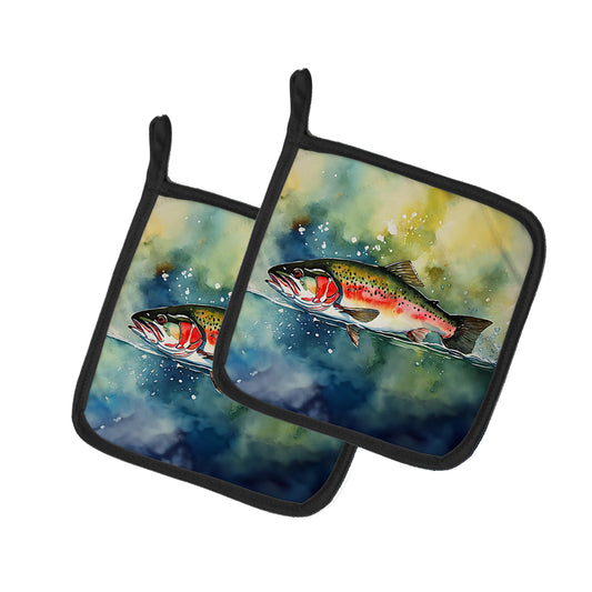 Buy this Trout Pair of Pot Holders