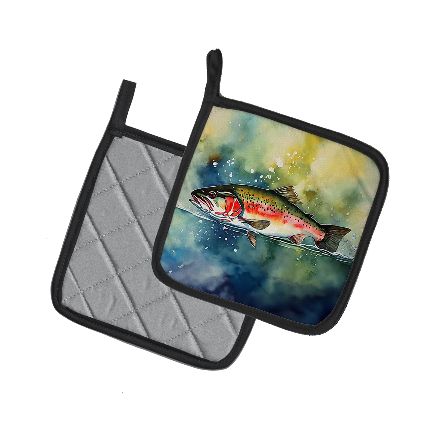 Trout Pair of Pot Holders