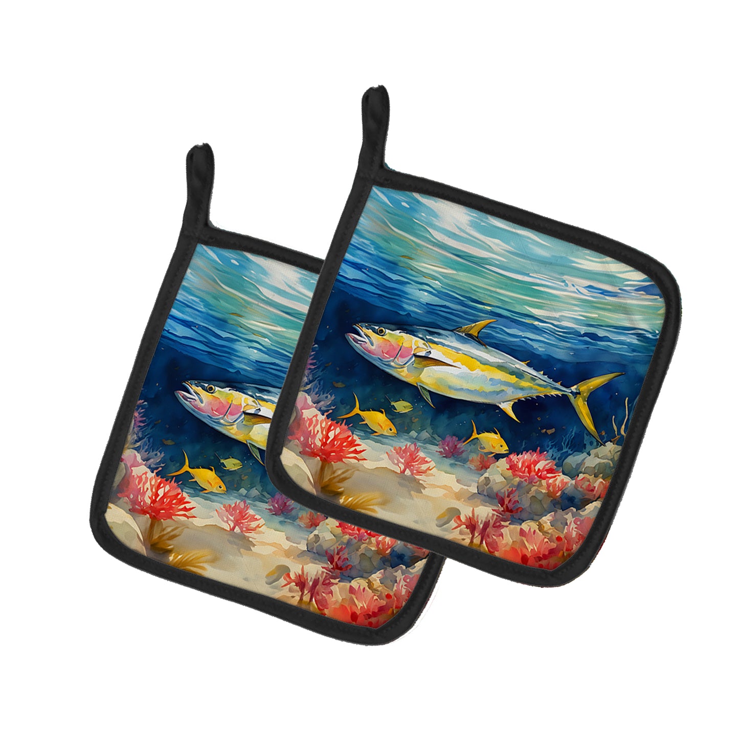 Buy this Yellowfin Tuna Pair of Pot Holders