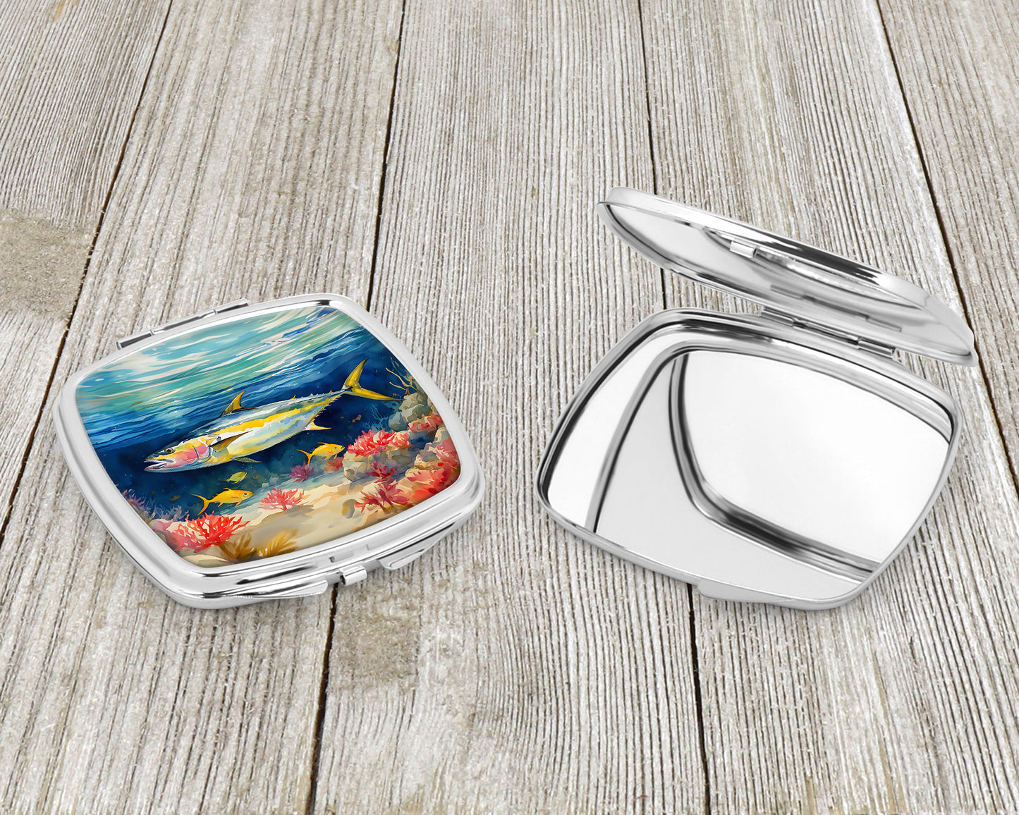 Yellowfin Tuna Compact Mirror