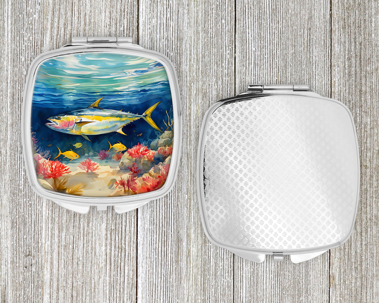 Yellowfin Tuna Compact Mirror