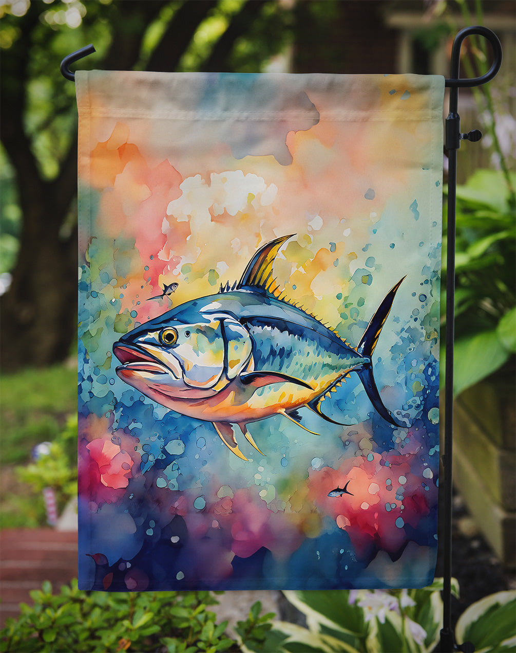 Yellowfin Tuna Garden Flag