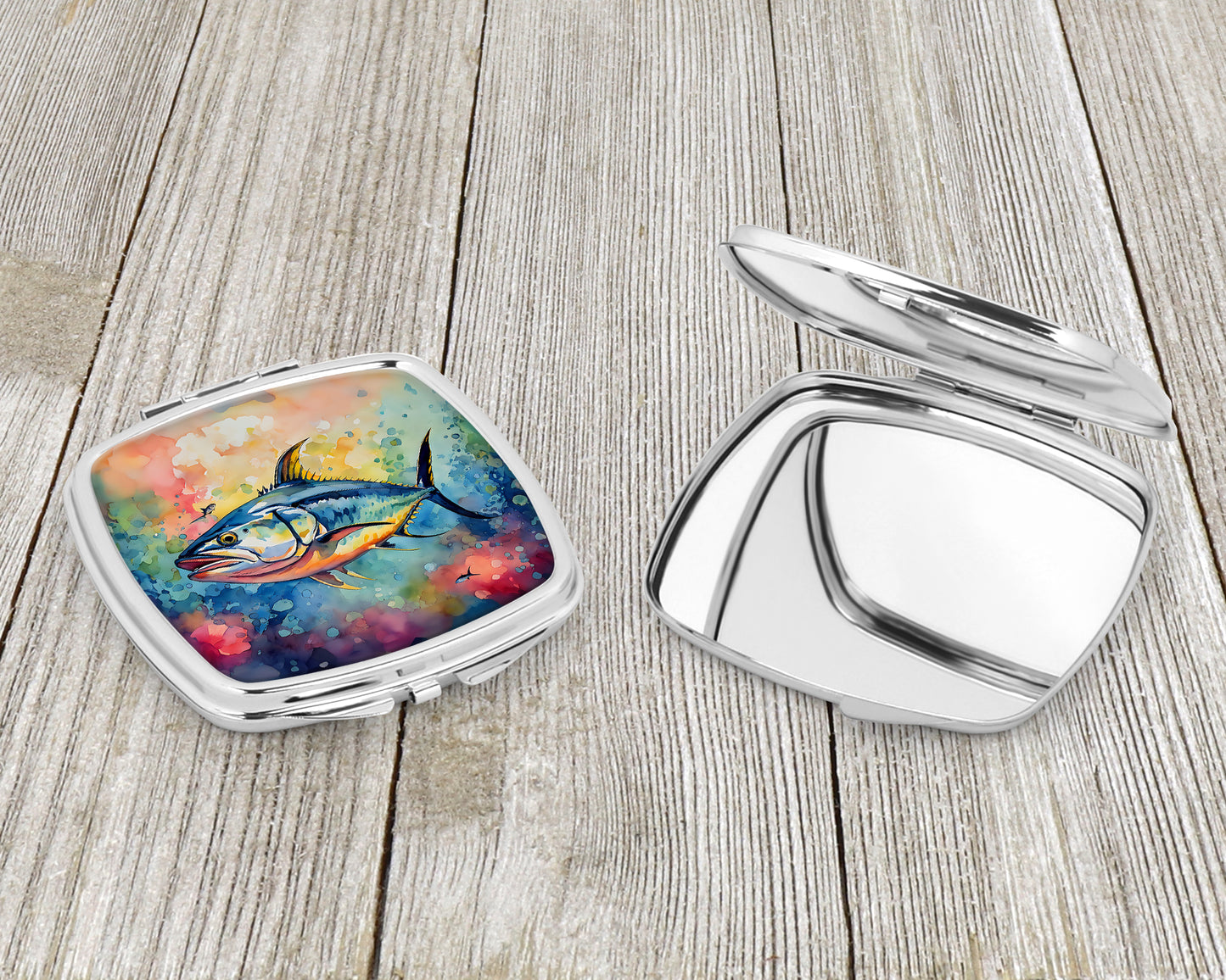 Yellowfin Tuna Compact Mirror