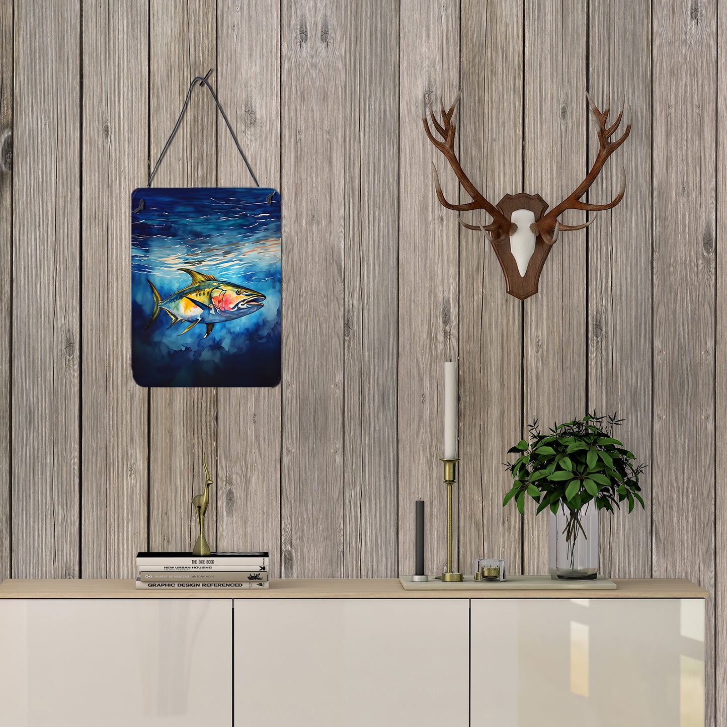 Yellowfin Tuna Wall or Door Hanging Prints