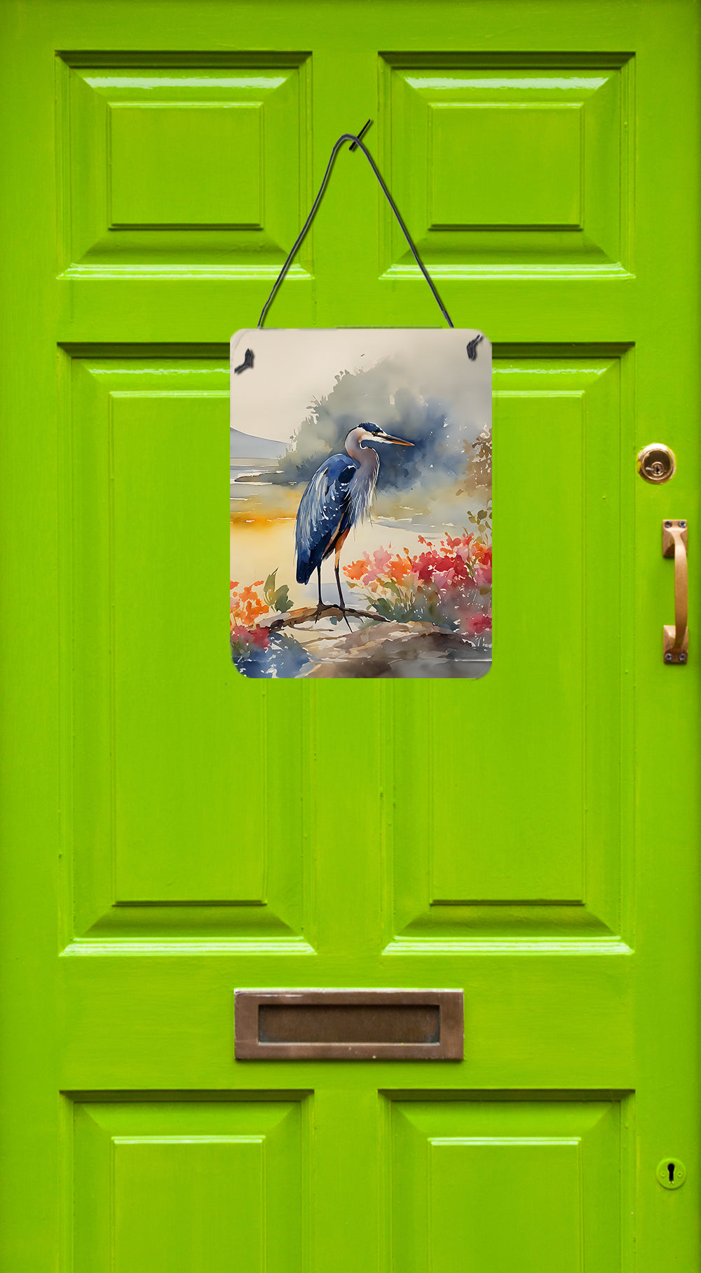 Blue Heron Wall or Door Hanging Prints