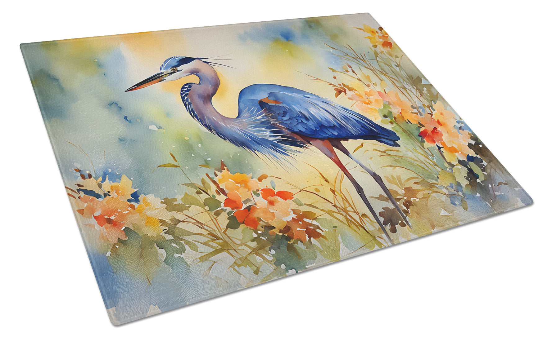 Buy this Blue Heron Glass Cutting Board