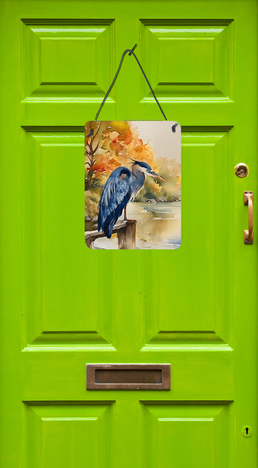 Blue Heron Wall or Door Hanging Prints