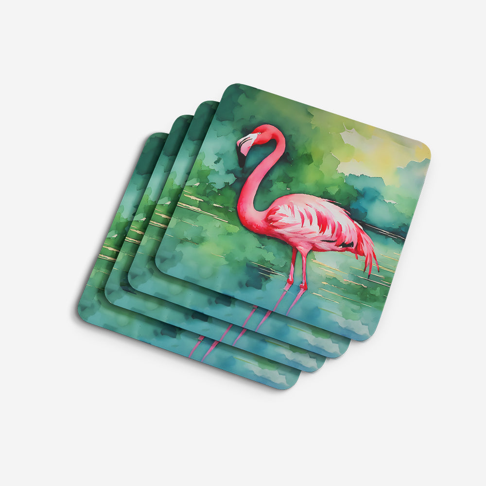 Flamingo Foam Coasters