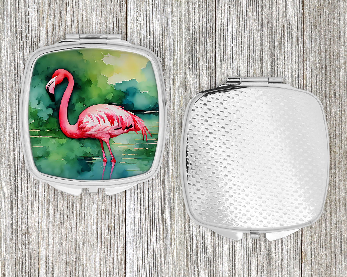 Flamingo Compact Mirror