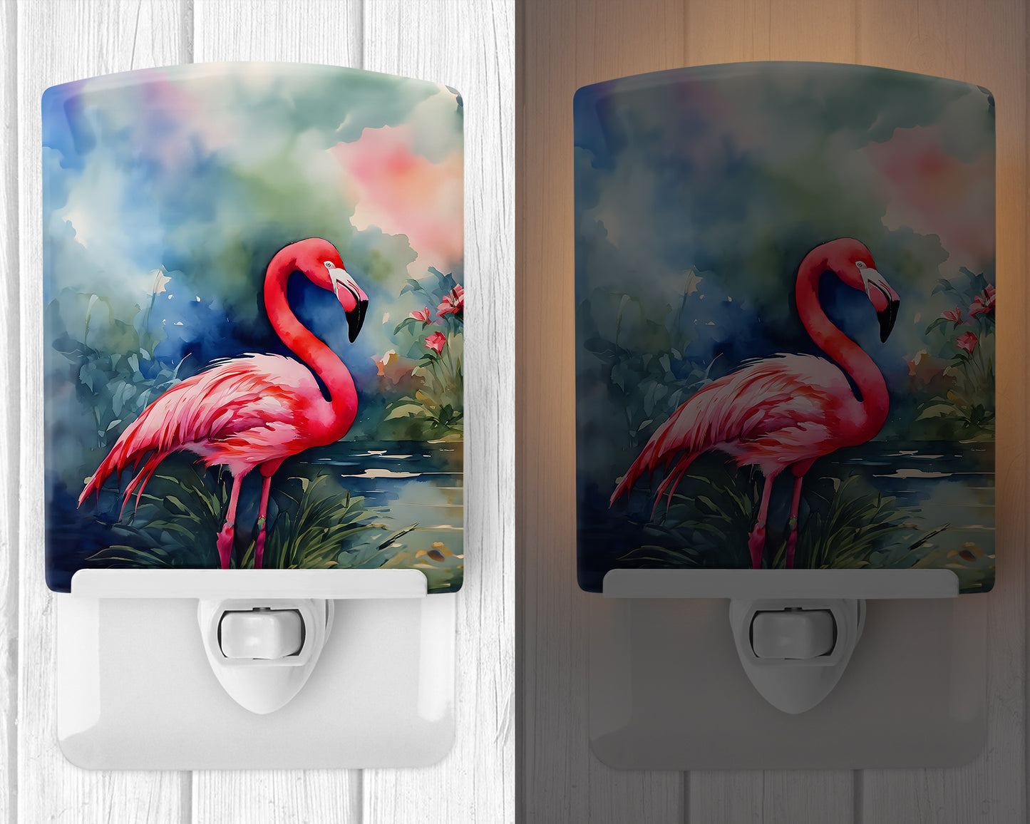 Flamingo Ceramic Night Light