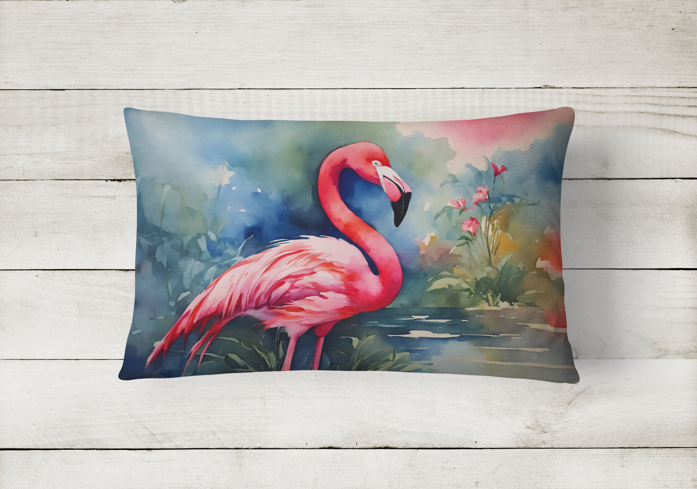 Flamingo Throw Pillow