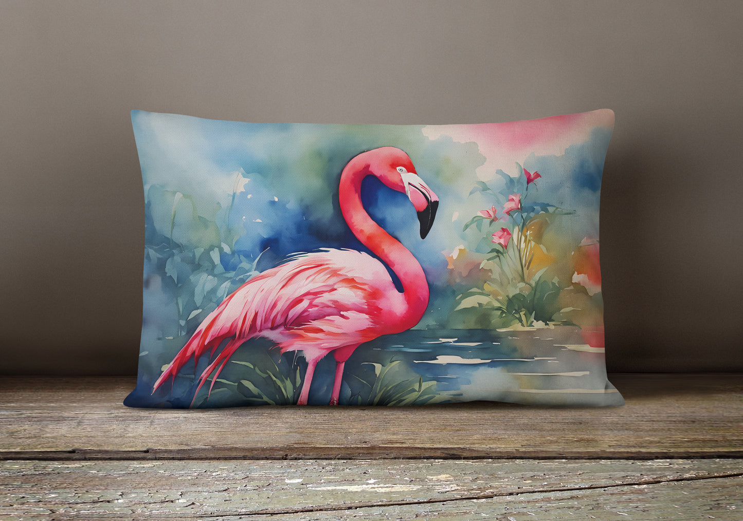 Flamingo Throw Pillow