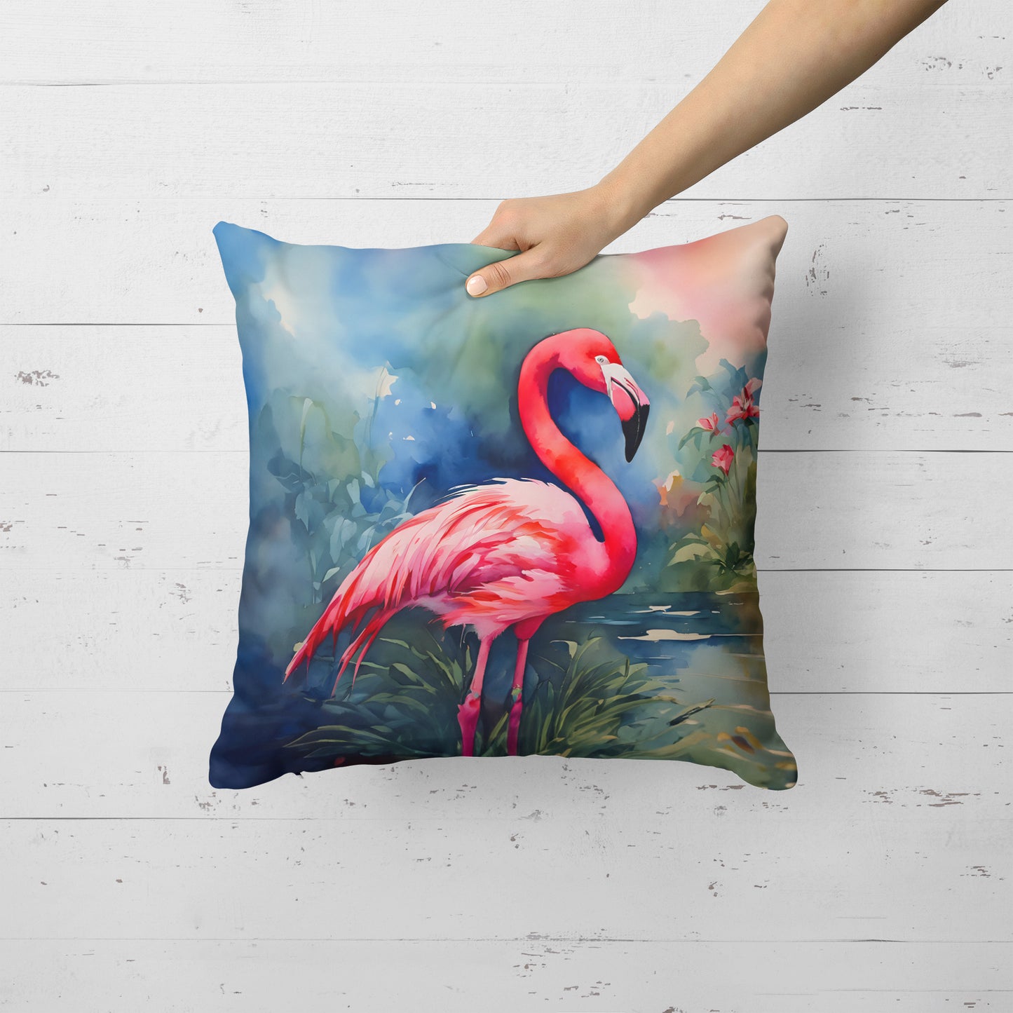 Flamingo Throw Pillow