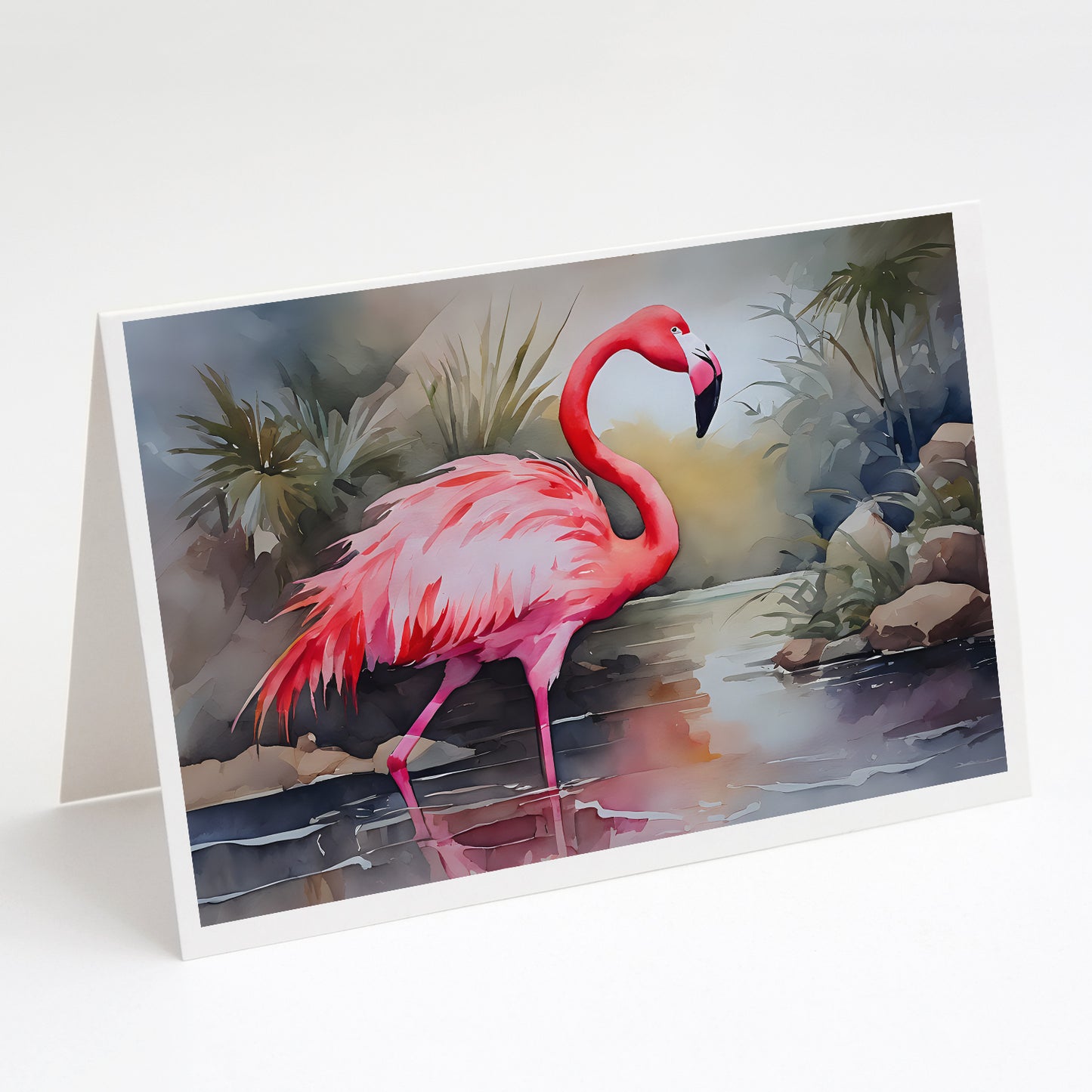 Buy this Flamingo Greeting Cards Pack of 8