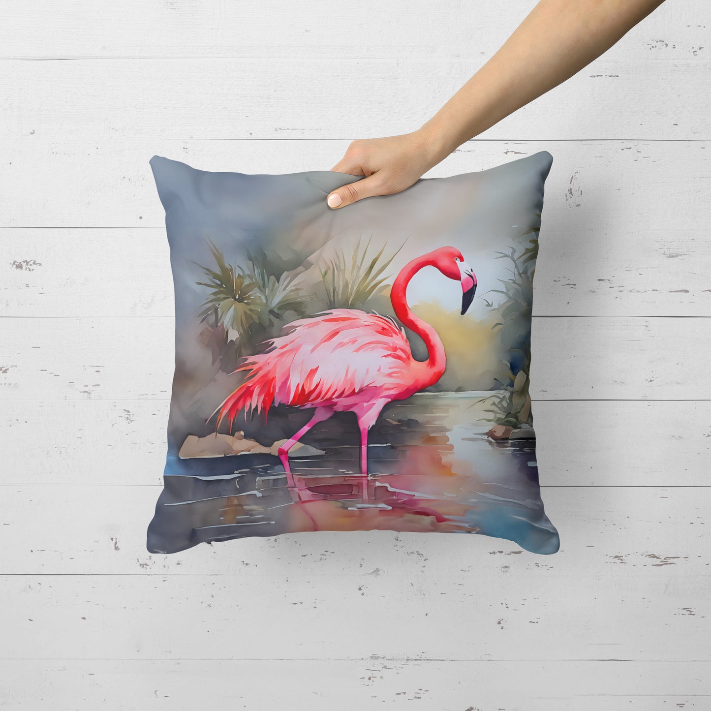 Flamingo Throw Pillow