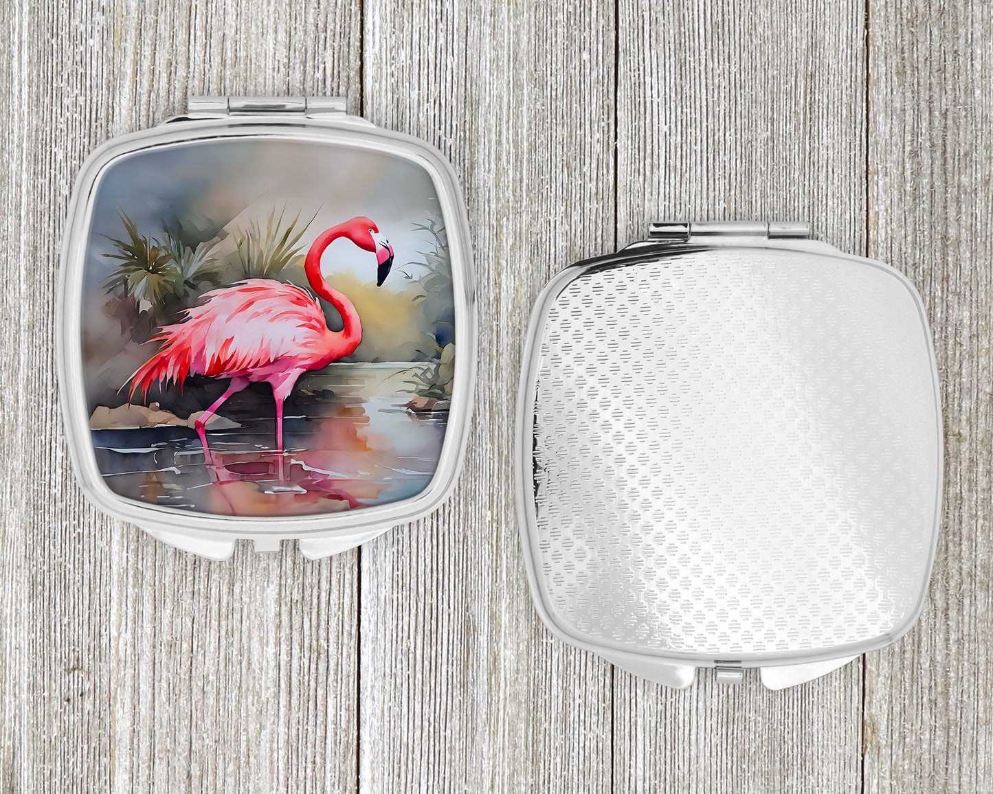 Flamingo Compact Mirror