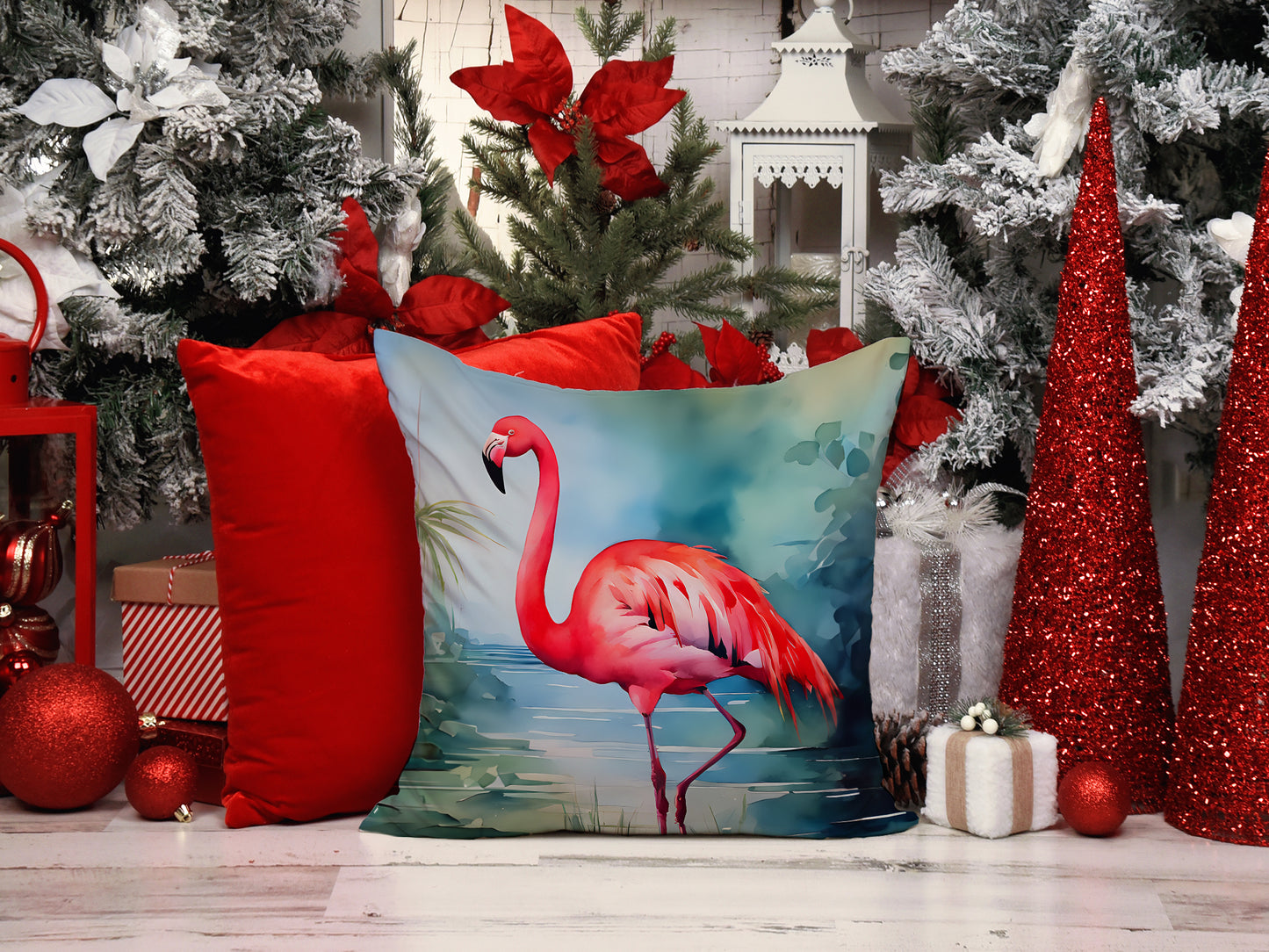 Flamingo Throw Pillow