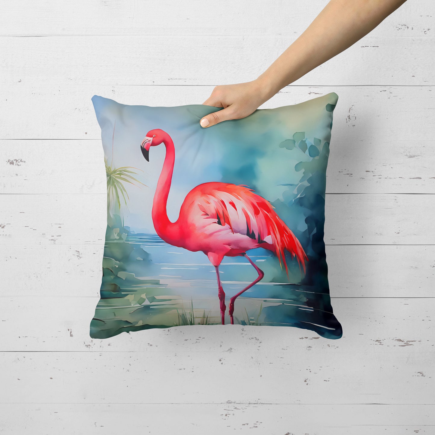 Flamingo Throw Pillow