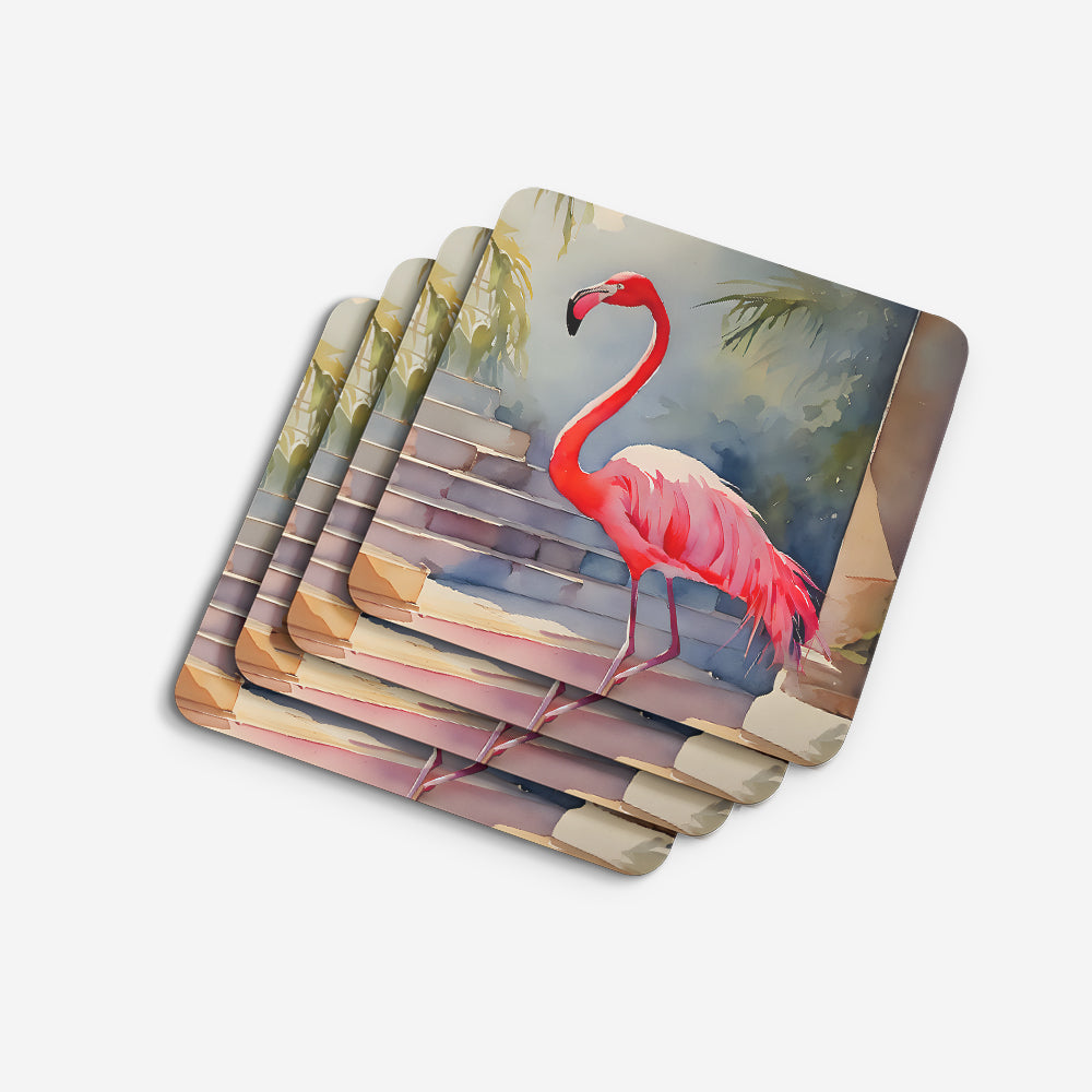 Flamingo Foam Coasters