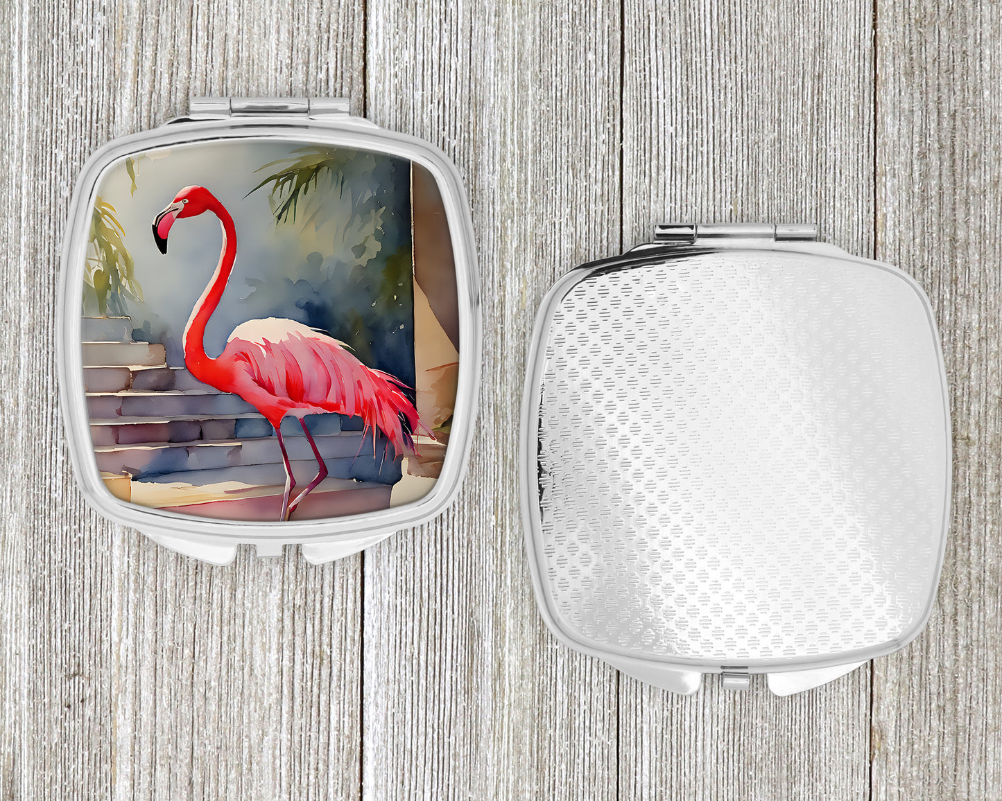 Flamingo Compact Mirror