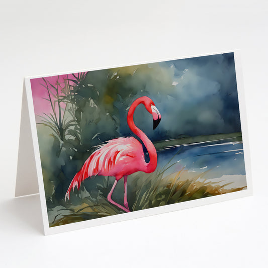 Buy this Flamingo Greeting Cards Pack of 8