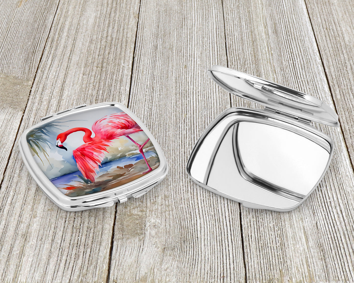 Flamingo Compact Mirror