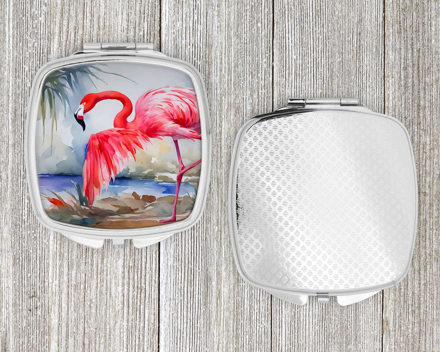 Flamingo Compact Mirror