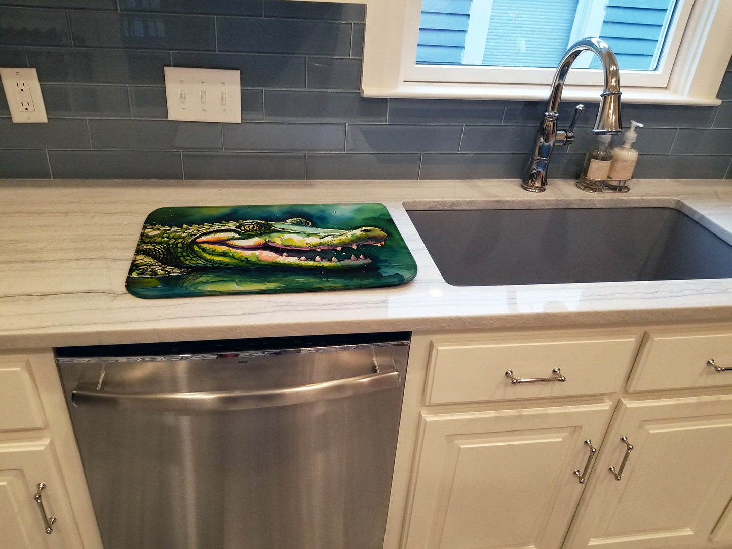 Alligator Dish Drying Mat