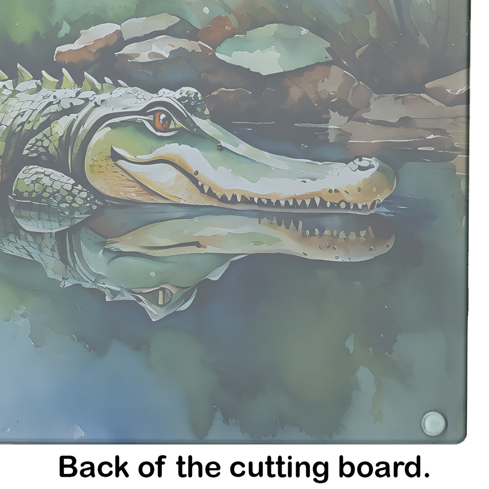 Alligator Glass Cutting Board