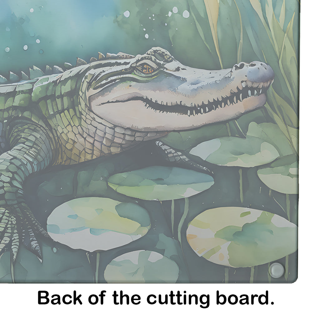 Alligator Glass Cutting Board