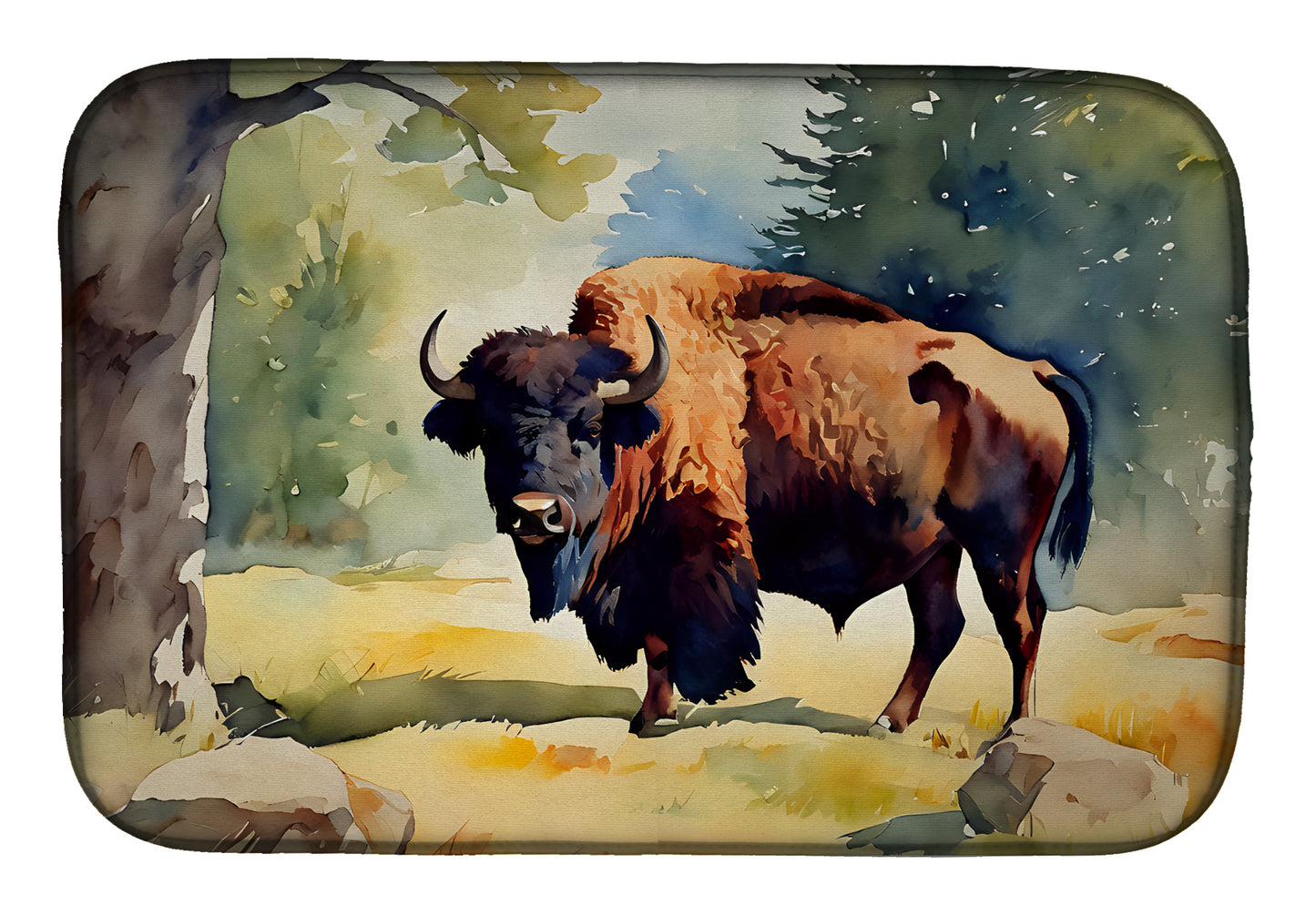 Buy this American Bison Dish Drying Mat