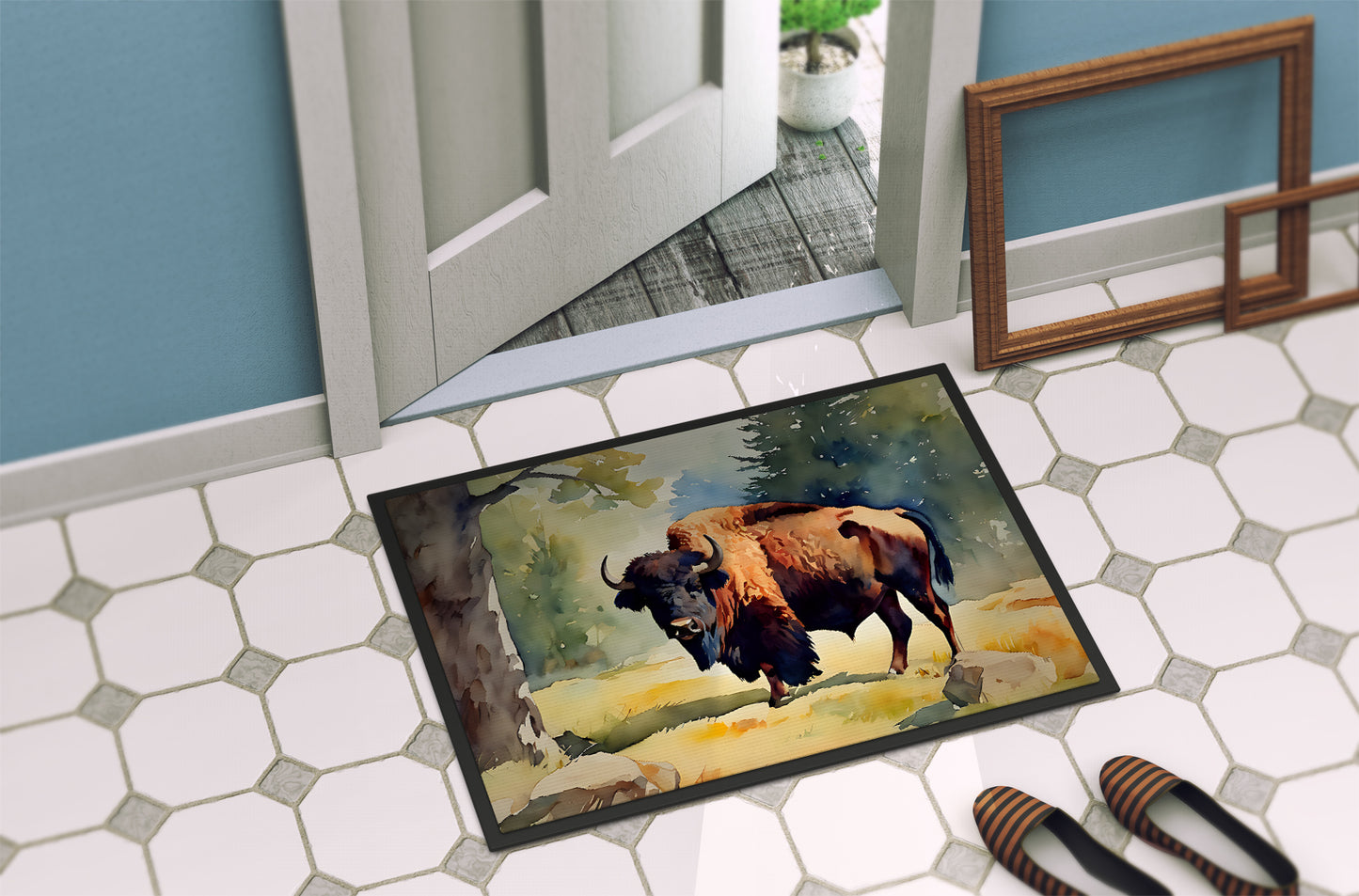 American Bison Doormat