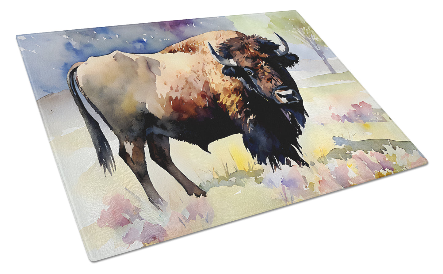 Buy this American Bison Glass Cutting Board