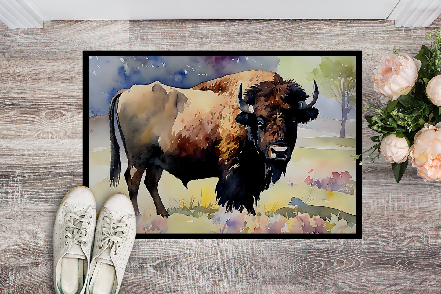 American Bison Doormat