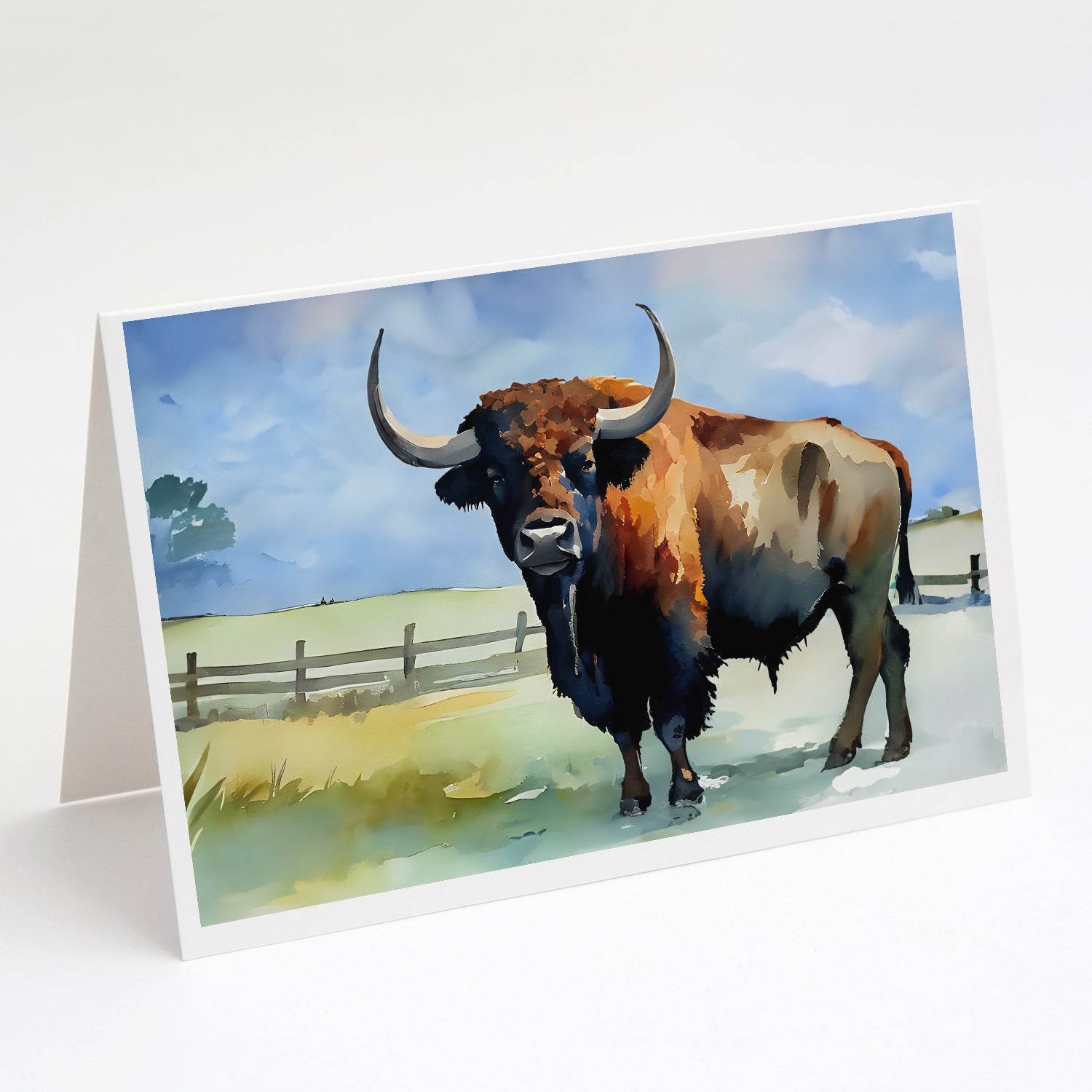 Buy this American Bison Greeting Cards Pack of 8