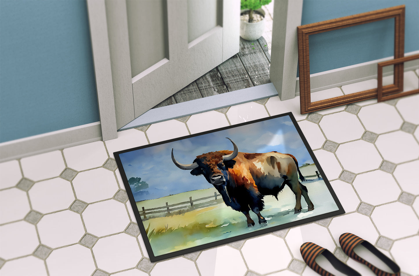 American Bison Doormat