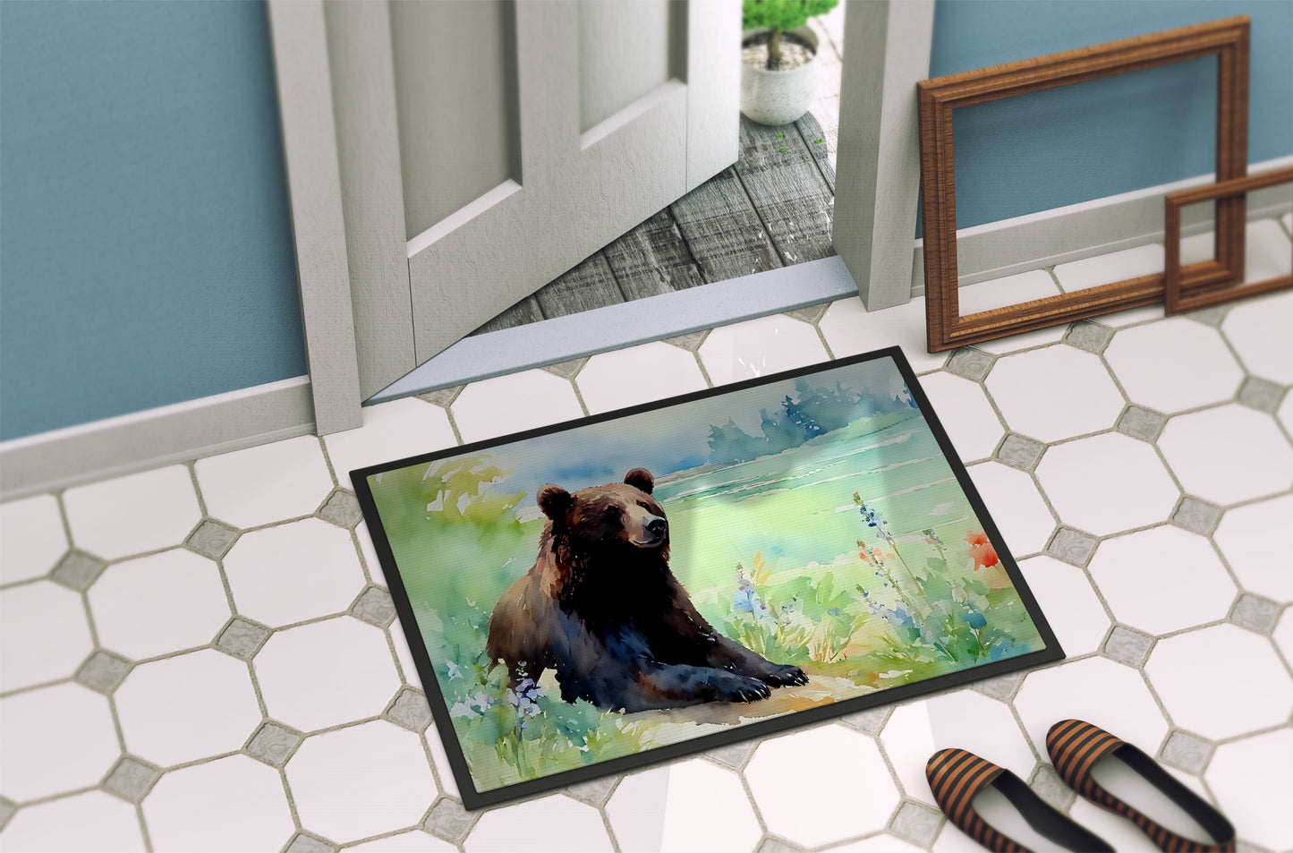 American Black Bear Doormat