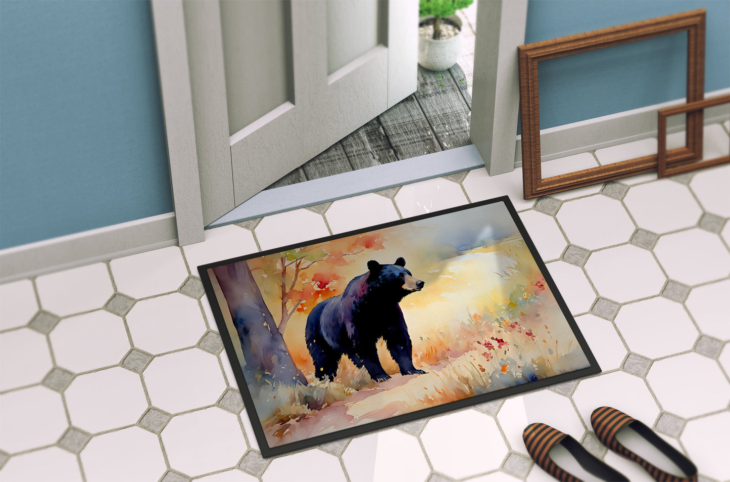 American Black Bear Doormat