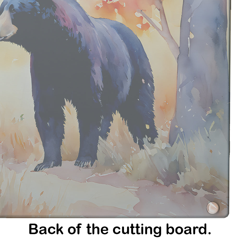 American Black Bear Glass Cutting Board