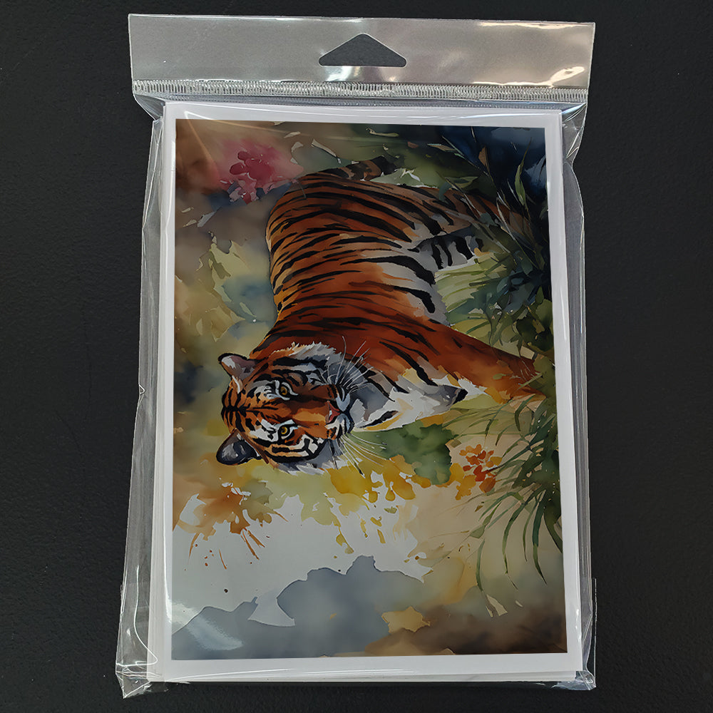 Bengal Tiger Greeting Cards Pack of 8