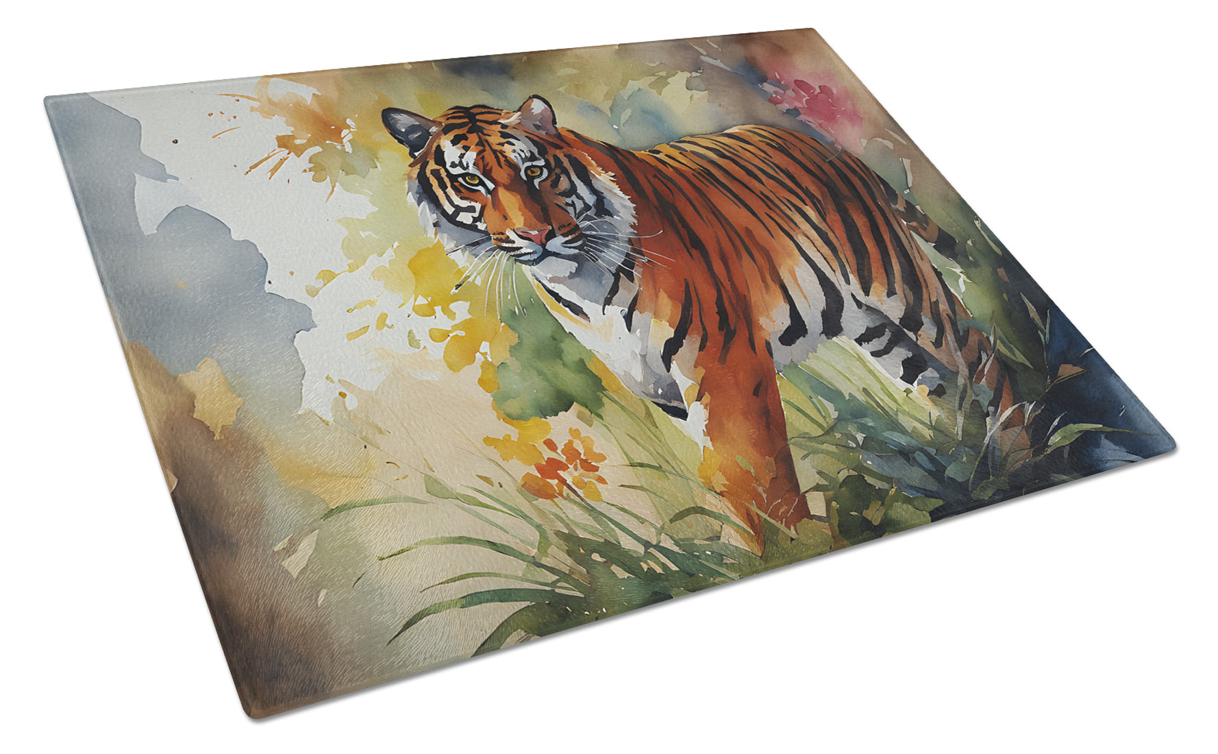 Buy this Bengal Tiger Glass Cutting Board