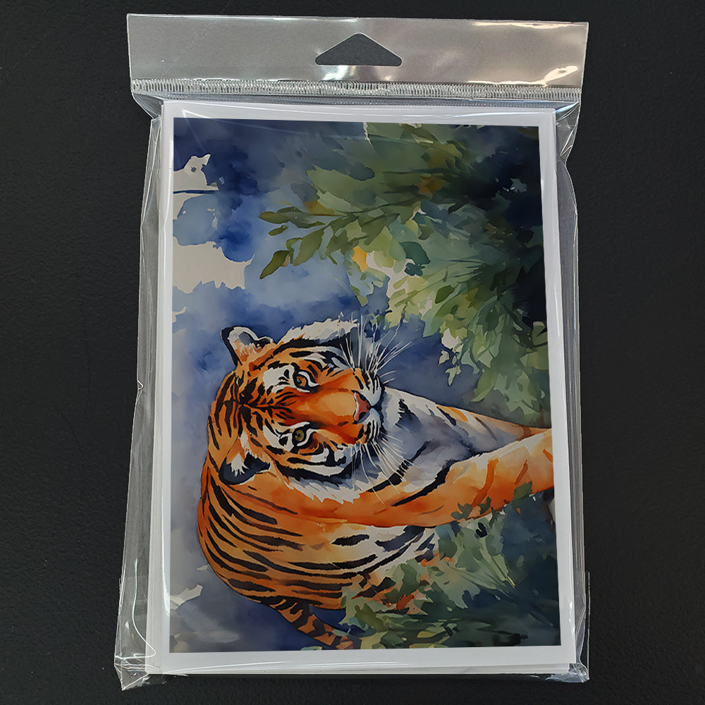 Bengal Tiger Greeting Cards Pack of 8