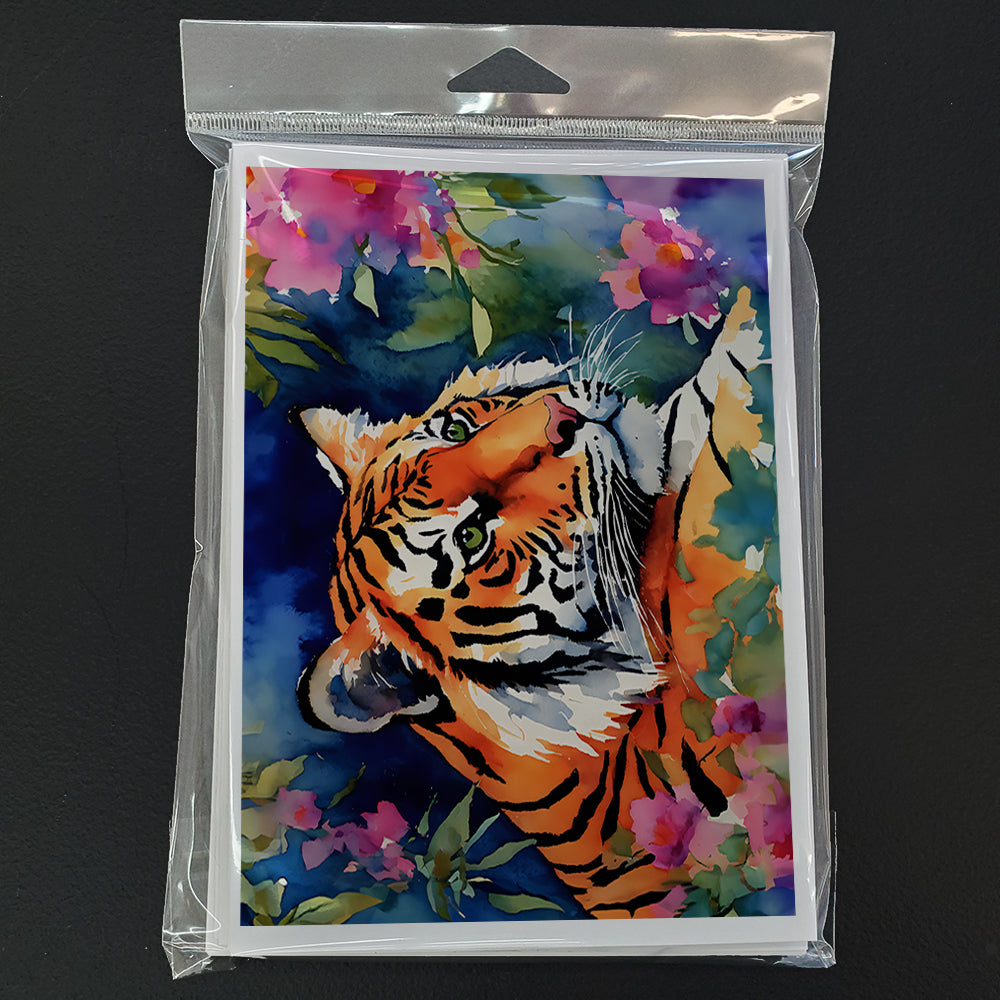 Bengal Tiger Greeting Cards Pack of 8