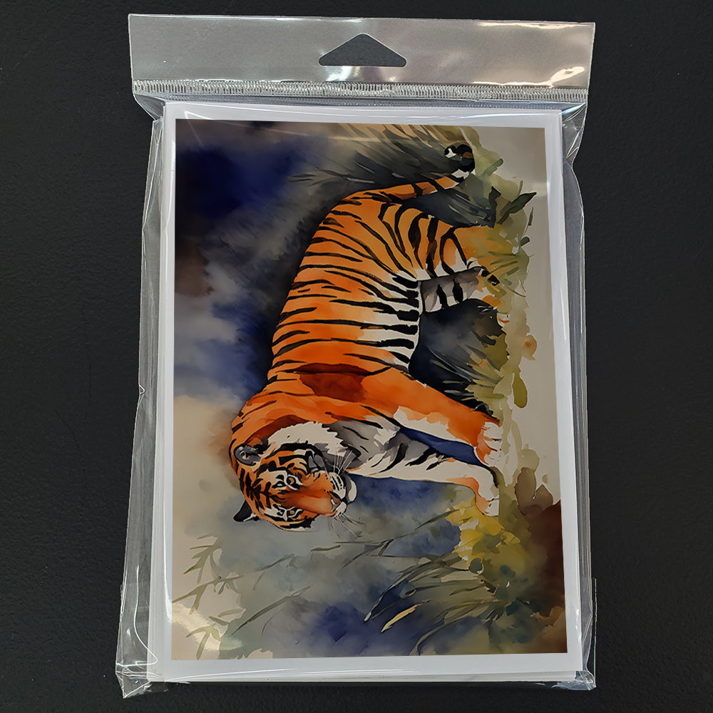 Bengal Tiger Greeting Cards Pack of 8